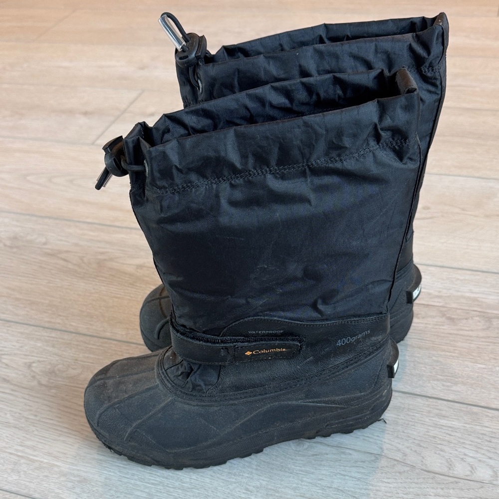 Columbia Black Insulated Snow Boots